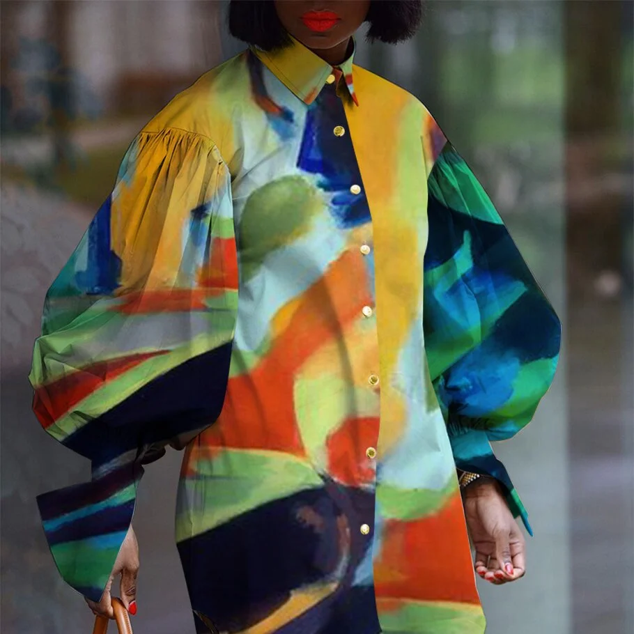 Африканские платья для женщин лето 2021 африканские женские платья-рубашки с