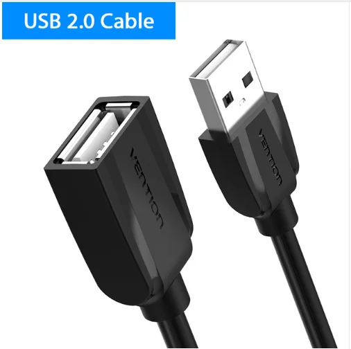 USB2.0 Round A44 Vention USB2.0 3,0 кабель-удлинитель для мужчин и женщин кабель-удлинитель USB3.0 кабель-удлинитель для портативных ПК USB кабель-удлинитель - Цвет: USB2.0 Round A44