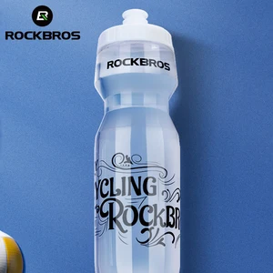 ROCKBROS Bike Water Bottle MTB Road Bicycle Drink Kettle Outdoor Sports Plastic Portable Large Capac