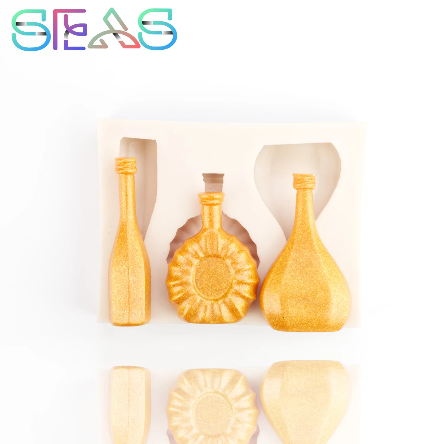 

Silicone Mold Wine Bottle Decoration Fondant Mould Baking Tools Silicone Molds for Crafts Epoxy Tools Kitchen Utensil Baking