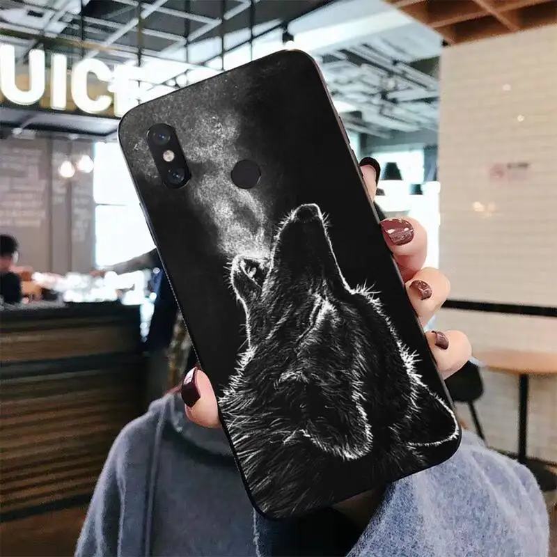 

Animal lion Phone Case for Xiaomi mi 5 6 8 9 10 lite pro SE Mix 2s 3 F1 Max2 3