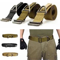 hot sales mens adjustable military canvas rescue rigger belt canvas casual waistband