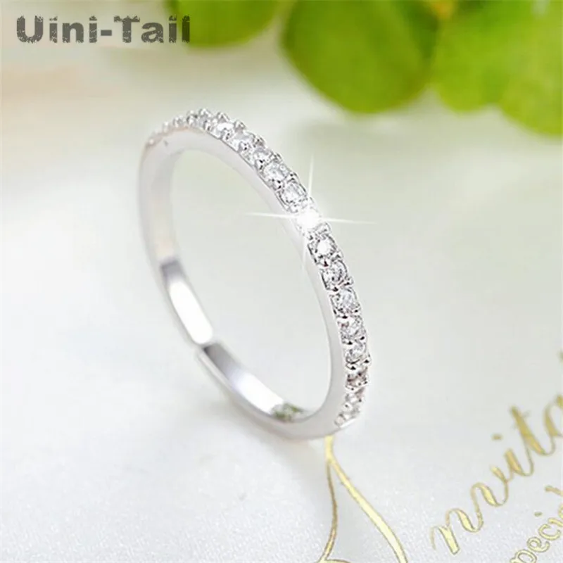 Uini Tail2019 Новое поступление серебро 925 пробы простой темперамент однорядное микро