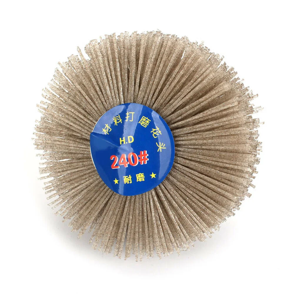 

Equipment Grinding Wheel Brush 80mm 80~600Grit Nylon Woodwork Polishing Abrasive