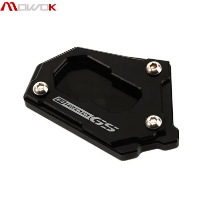 

Для BMW R1250GS Adventure R 1200 GS LC R1200GS Adv CNC Выдвижная ножка боковая подставка Vergroter Plaat удлинитель LOGO R1200GS ,R1250GS