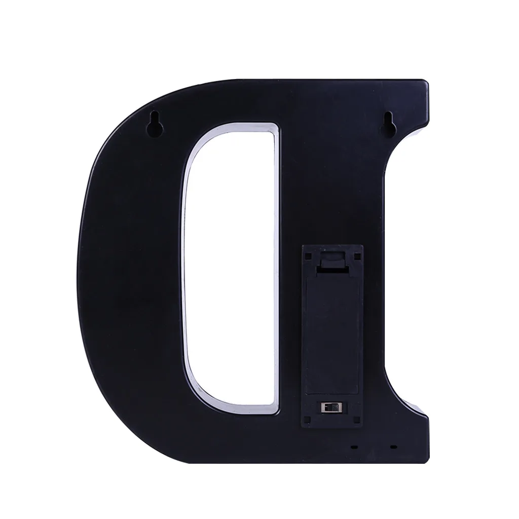 DIY 26 букв светодиодный ночник английский Marquee знак Алфавит 3D Настенный ночник t домашний Свадебный день рождения Жених