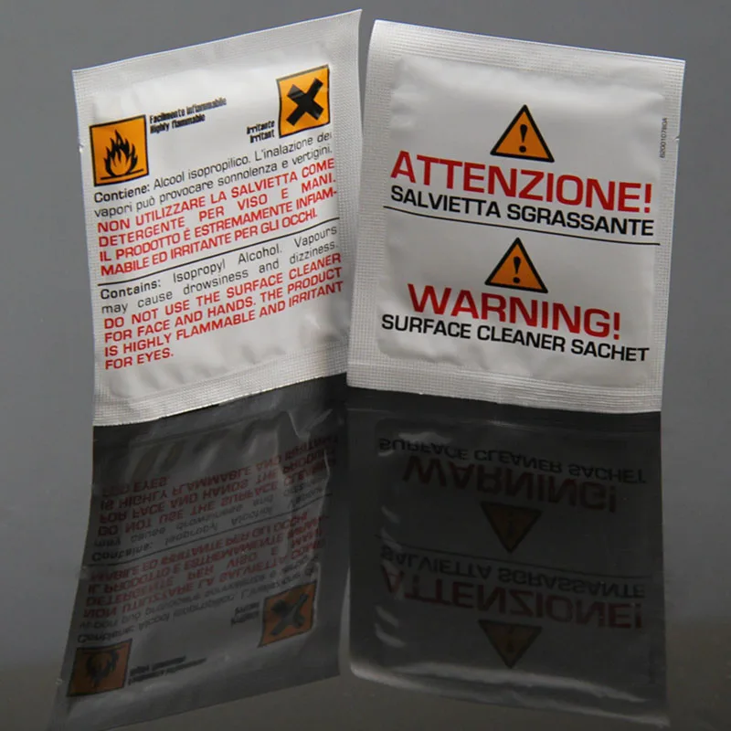 fiber cleaning cloth alcohol wet cloth dust paper Pre-wet phone lens cloth 100pcs/200pcs