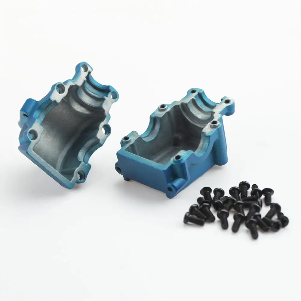 

Metal front rear Wave Hydraulic Transmission Box Shell Gear Box for WLtoys 144001 1/14 4WD RC Car Vehicle Models Upgrade Parts