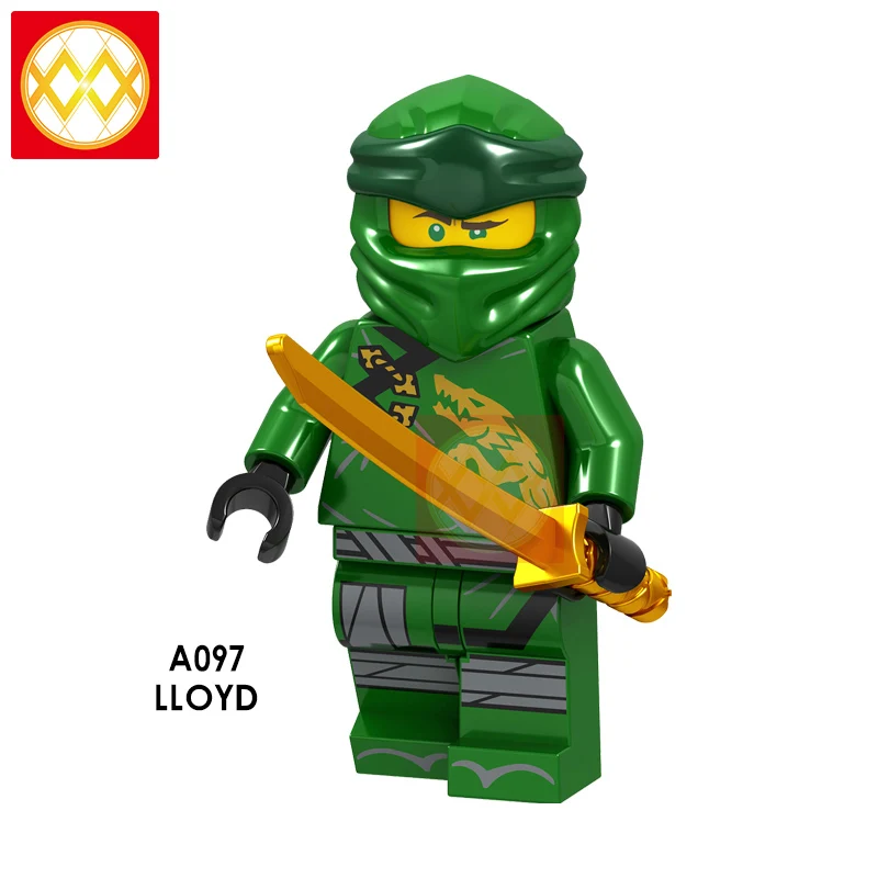 Ниндзя Wu Jay Zane и Kai Lloyd Nya Cole Pyro Snake Swordsman ледяной император шар Акита Арчер воин строительные блоки игрушка для детей - Цвет: Розовый