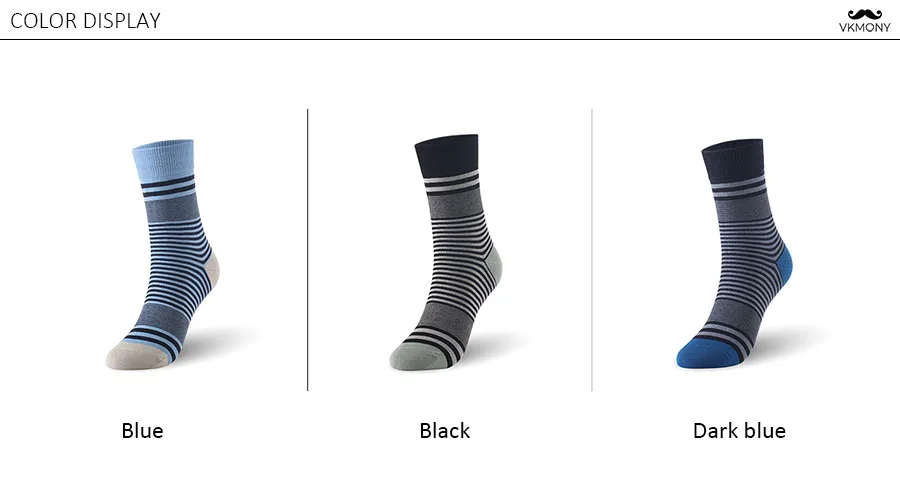Men cotton socks stripped man large size socks 6pairs/lot UK SIZE 7-11 EUR SIZE 40-46 1002 VKMONY
