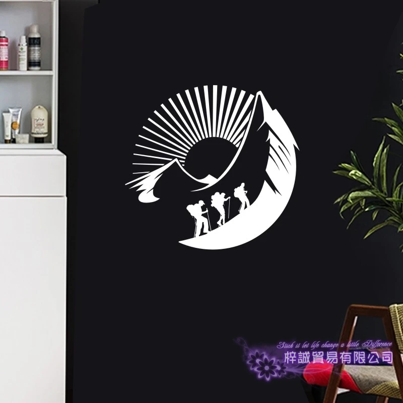 Настенные виниловые наклейки для альпинизма скалолазания настенные Декор