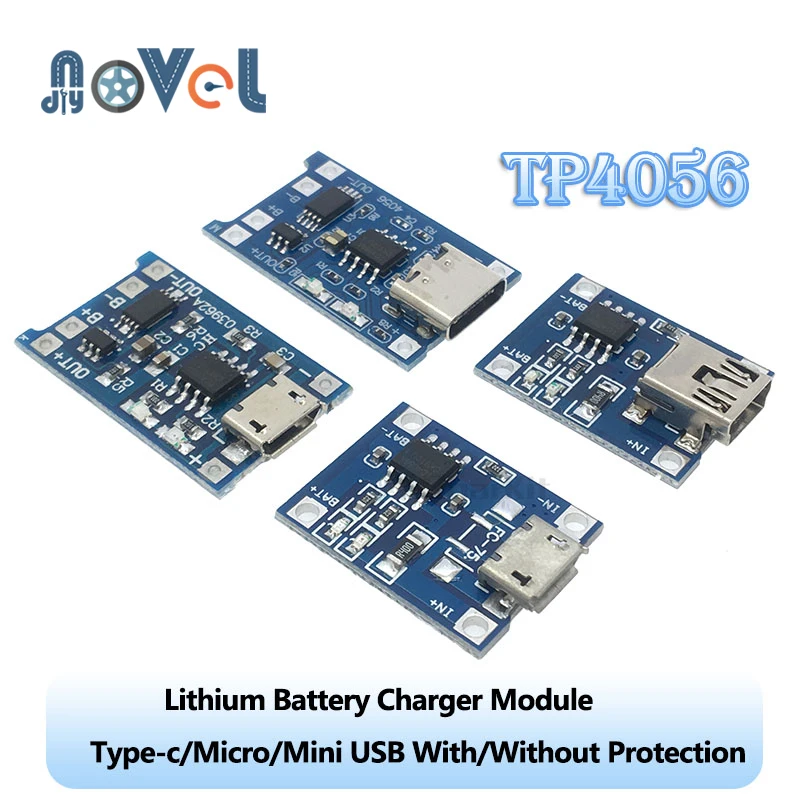 Type-c/Micro/Mini USB 5V 1A 18650 TP4056 модуль зарядного устройства литиевой батареи зарядная