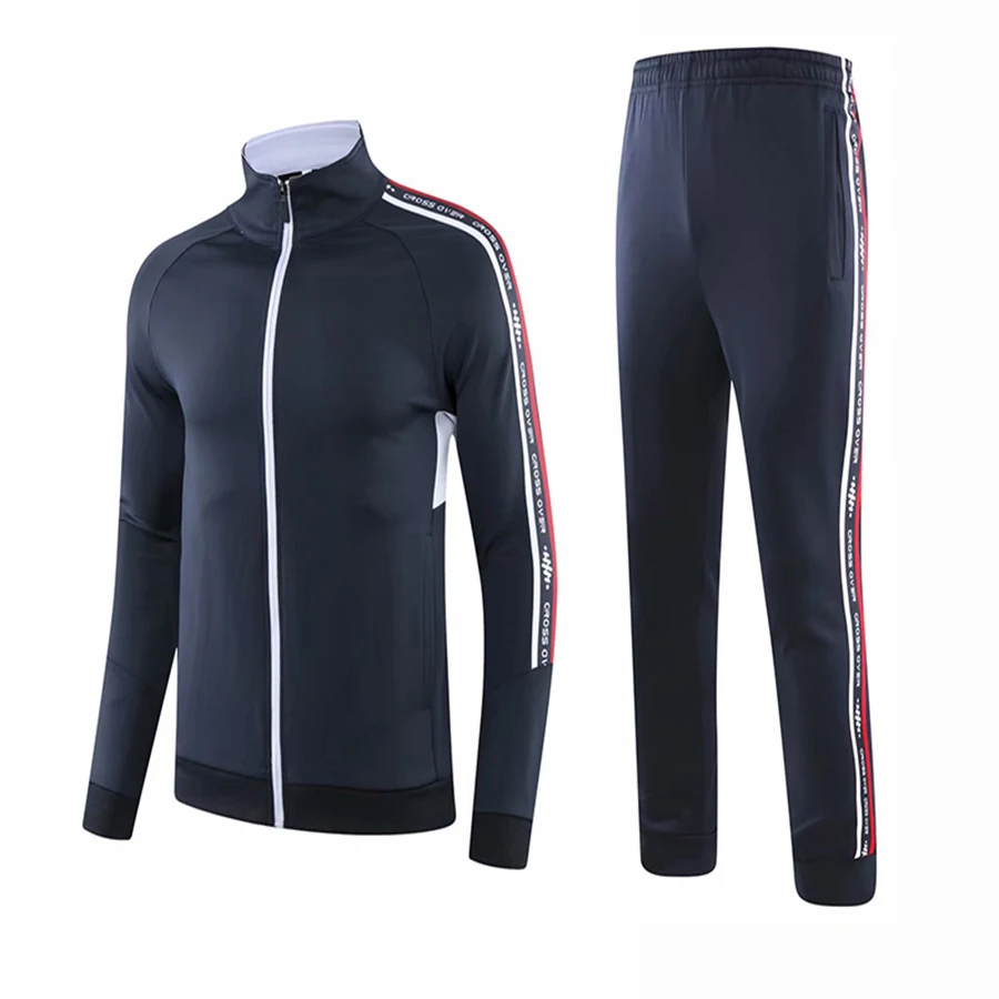 Новинка 2019 мужские спортивные тренировочные костюмы футбол бег зимняя одежда