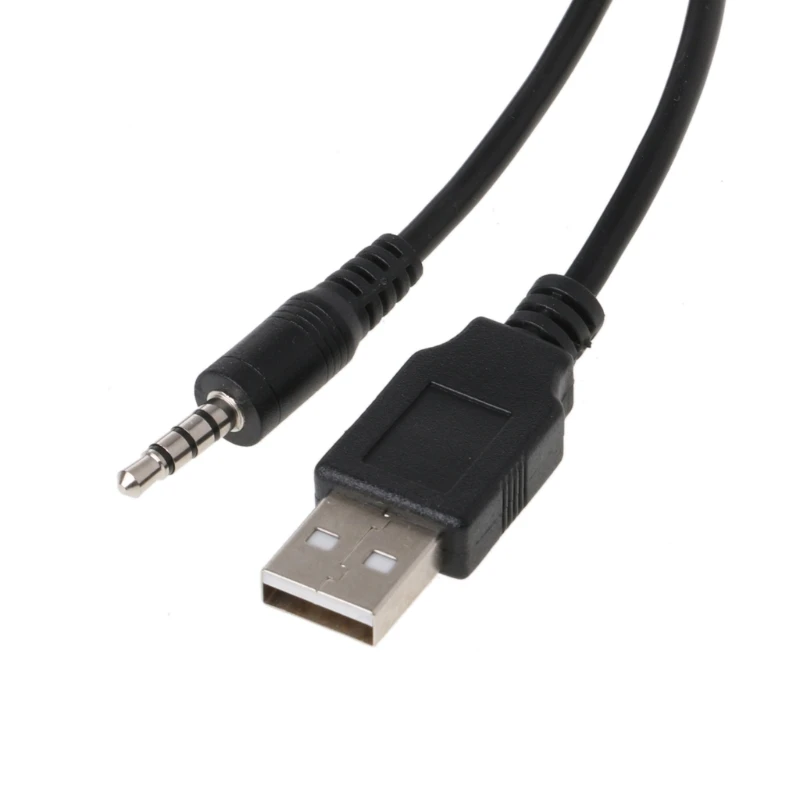 1 м Автомобильная лодка Dash заподлицо USB порт 3 5 мм AUX свинцовый Удлинительный