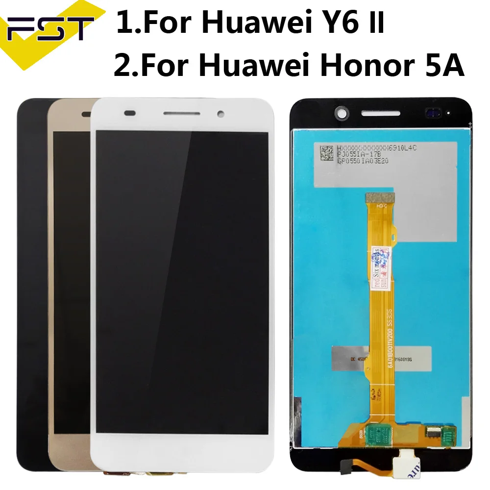 

5.5''For Huawei 5A Y6II Y6 II CAM-L23 CAM-L03 CAM-L21 CAM-AL00 CAM-TL00 LCD Display Touch Screen Digitizer Assembly with frame