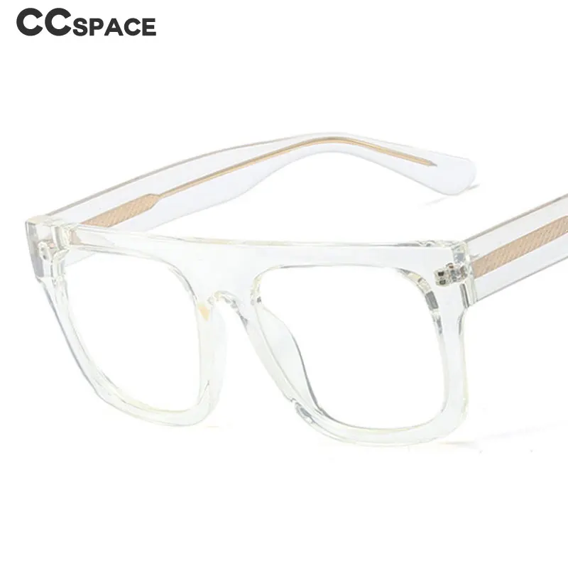 

48289 Tr90 Plastic Titanium Large Square Metal Glasses Frame Men's and Women's Optical Fashion Computer Eyeglasses