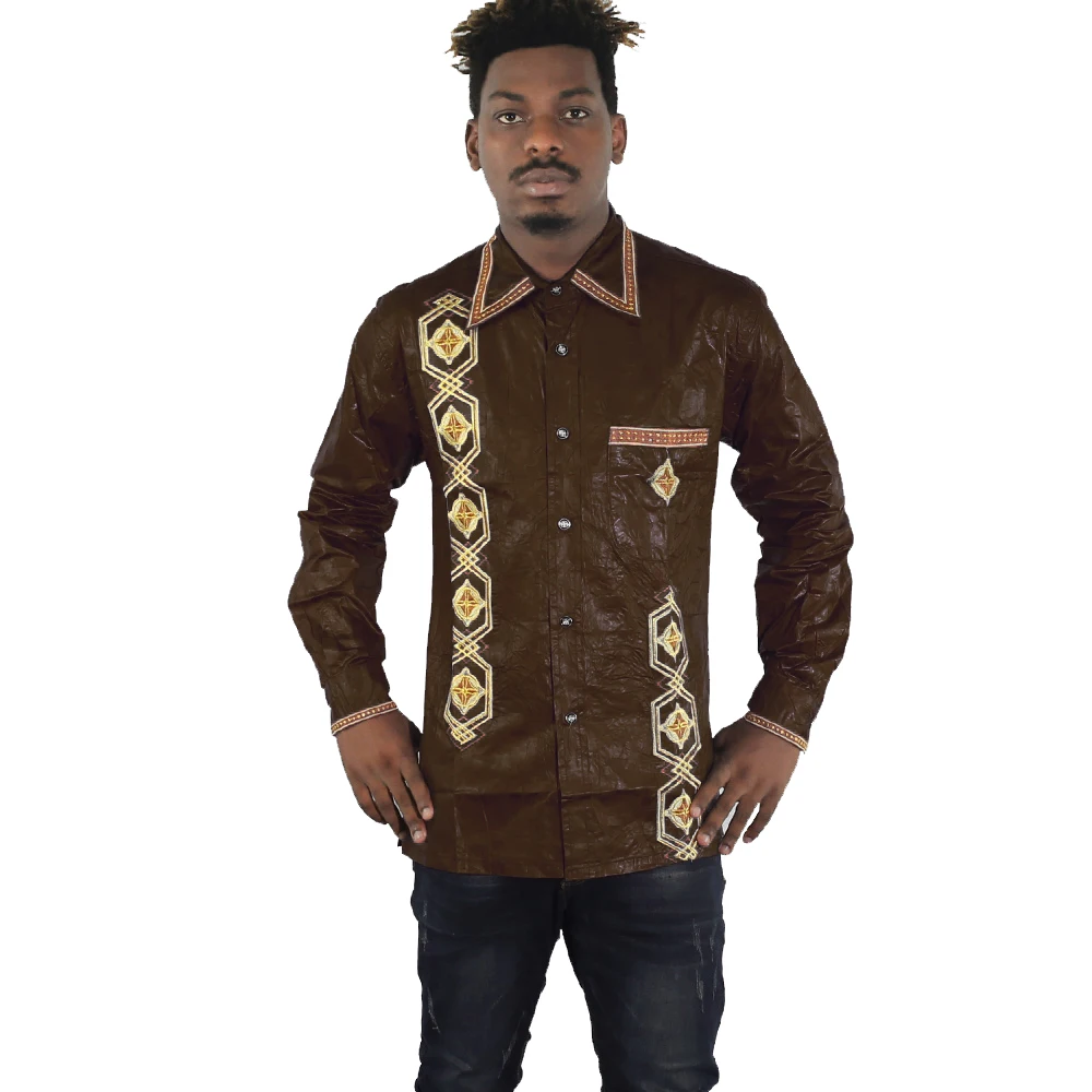 Африканская мужская одежда MD рубашки с вышивкой Дашики топы длинным рукавом 2021