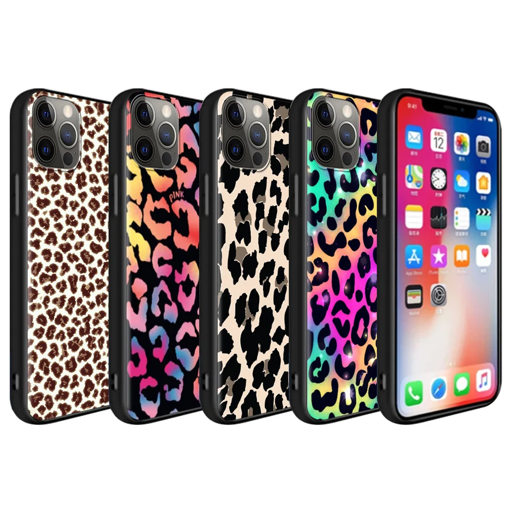 Модный чехол для телефона с леопардовым принтом Пантеры iPhone 11 13 12 Pro Max XS XR X 8 7 6s 6 Plus