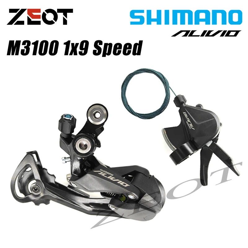 

Переключатель передач SHIMANO Alivio M3100 M4000 9 S, рычаг переключения передач SL M3100, задний переключатель передач RD M3100 SGS, 9 скоростей, 9 S, новая модель ш...