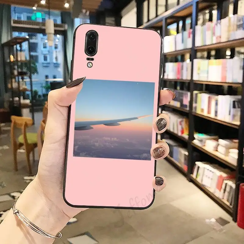 

Pink Aesthetics songs lyrics Aesthetic Phone Case For Huawei honor Mate P 10 20 30 40 Pro 10i 9 10 20 8 x Lite