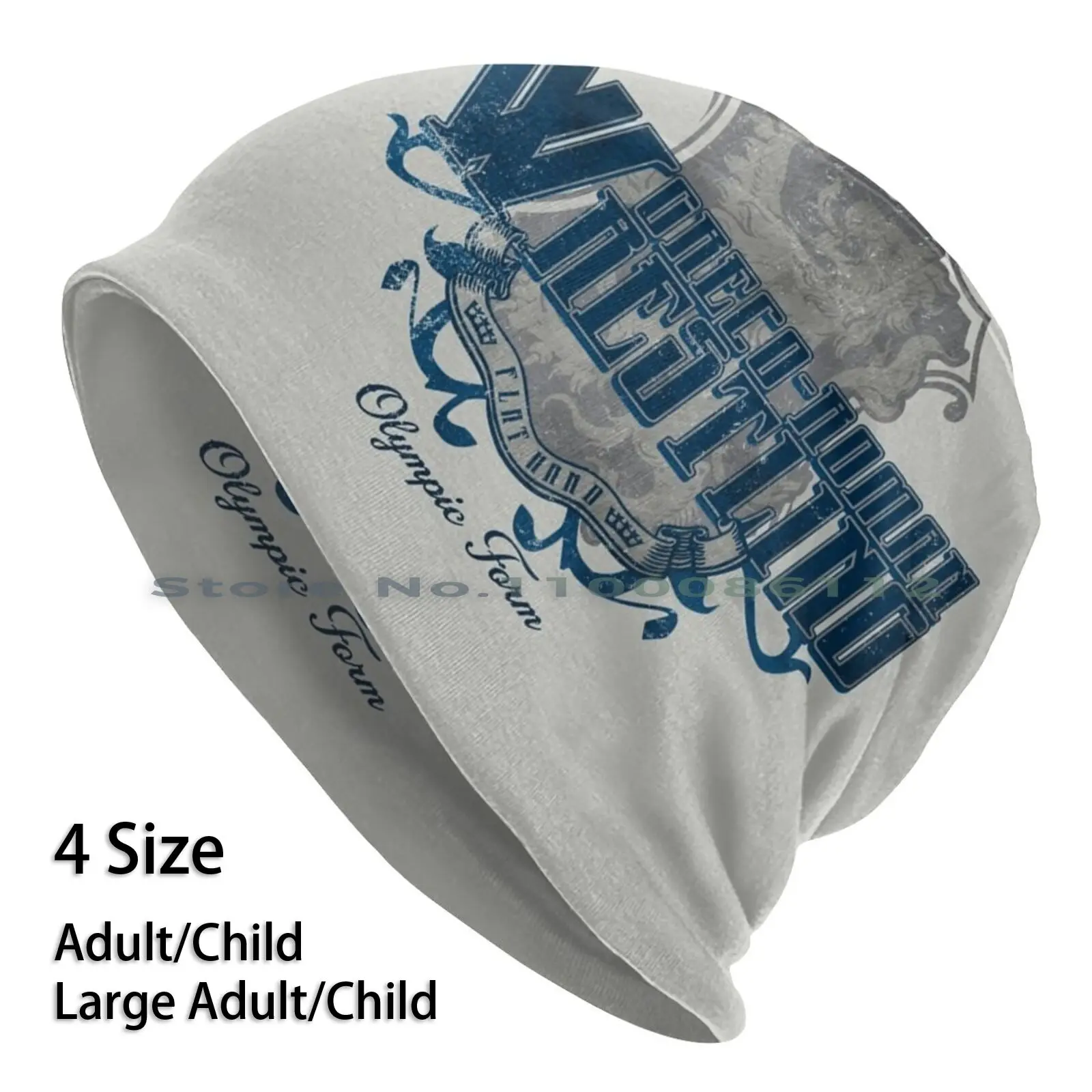 

Greco-Roman Wrestling Beanies Knit Hat Wrestling Greece Athens Martial Arts Sports Fighting Retro Wwf Brimless Knitted Hat