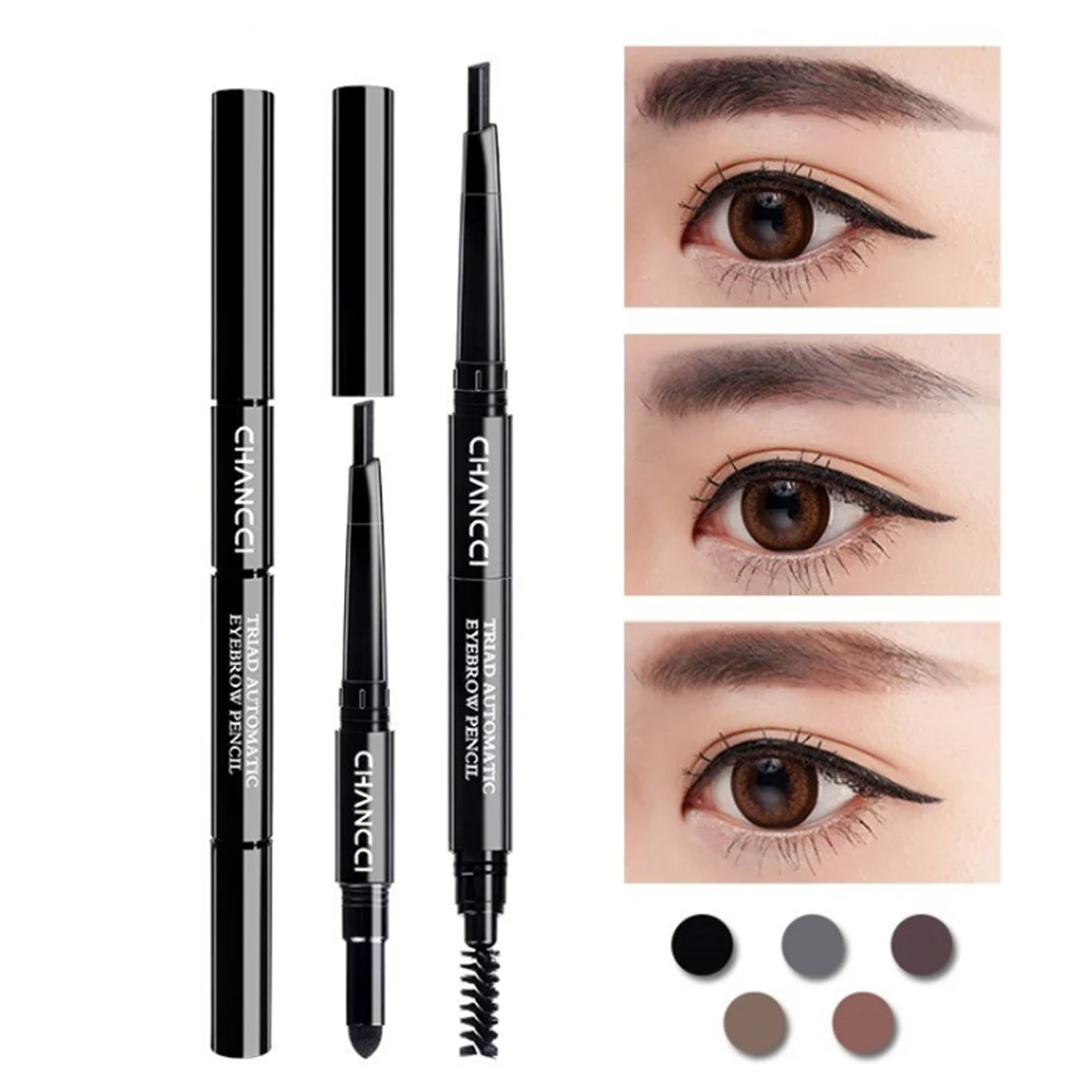 Распродажа на складе! Черный карандаш для бровей натуральный стойкий