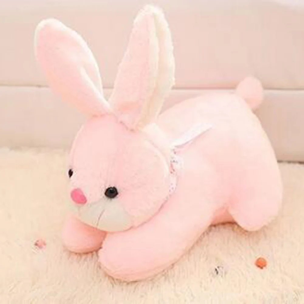 В виде симпатичных животных лежащий кролик плюшевые игрушки куклы прочная
