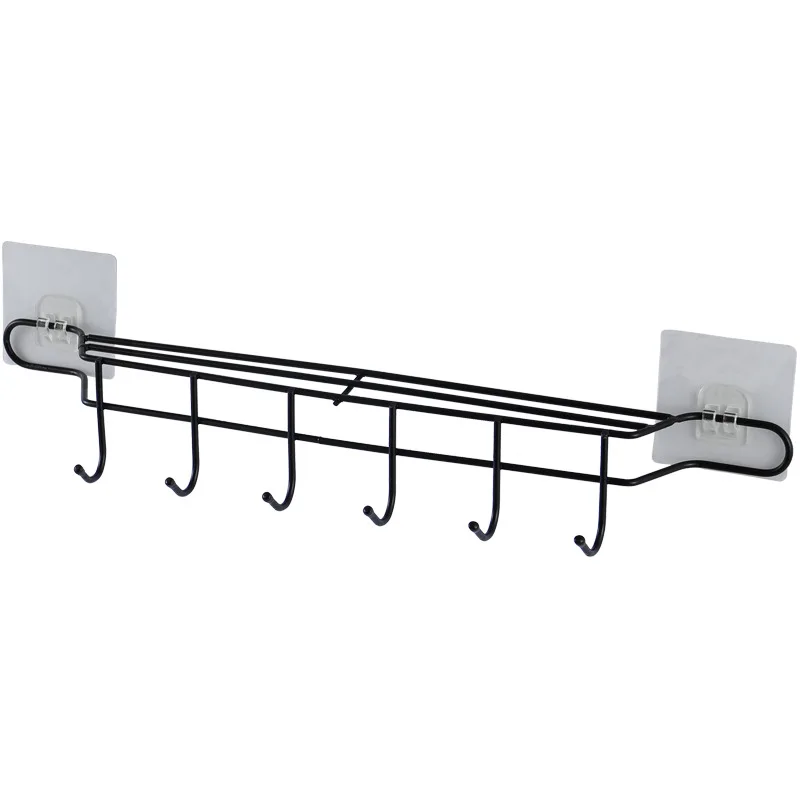 

Multi-purpose kitchen knife Hanging Hook Kitchen Shelf Hook for rag Non-perforating wall hanging type Hanging Hook