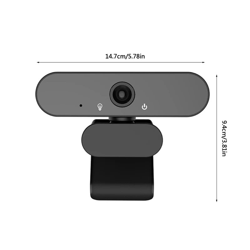 

R58A PC 1080P AutoFocus 360 Webcam Live Broadcast Microphone USB Auto Installation Web Camera for Screaming Online Class
