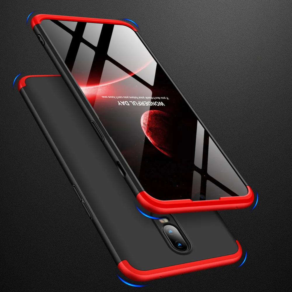 Чехол для Oneplus 6 T 360 One Plus 5 градусов полный Жесткий Oneplus6 противоударный чехол со