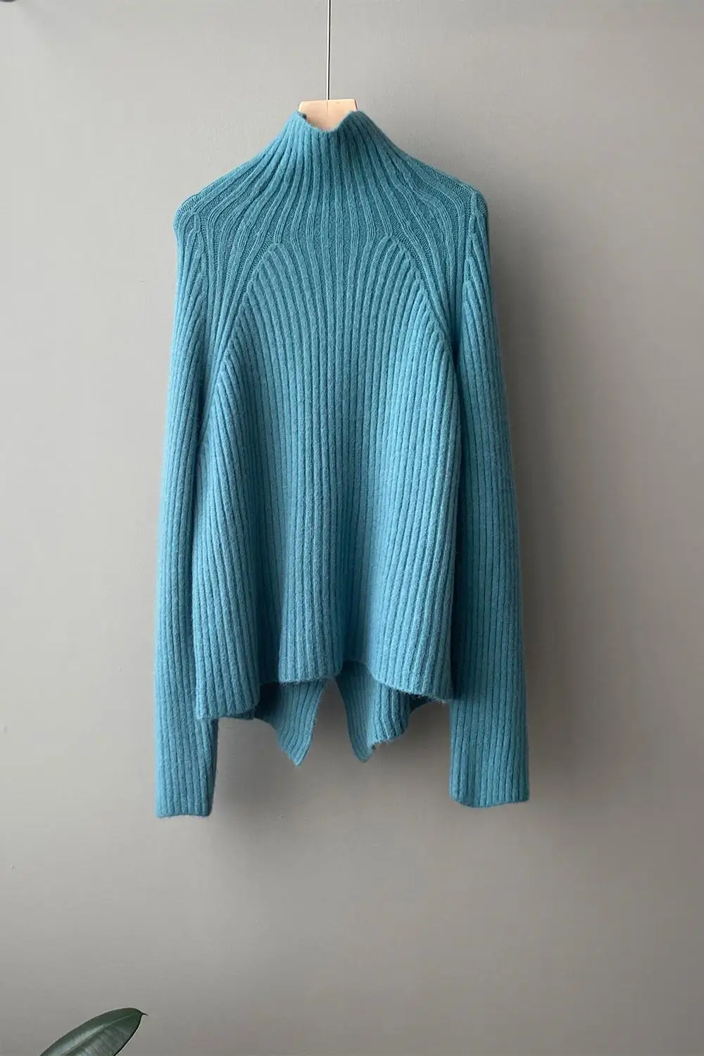 

2020 autumn winter oversize turtleneck thick wool cashmere sweater pullovers women long sleeve female casual big sweater jumper