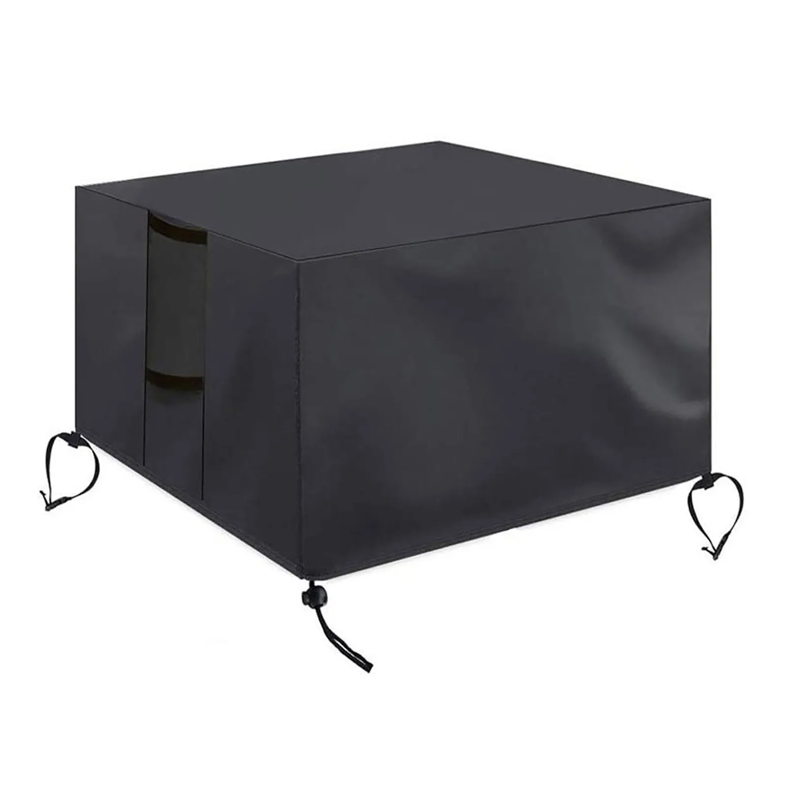 

Dust Cover Oven Cover Sunscreen Cover Patio Covers Sleeve BBQ Fire Pit Cover Folding Black Easy To Use Heavy Duty Waterproof