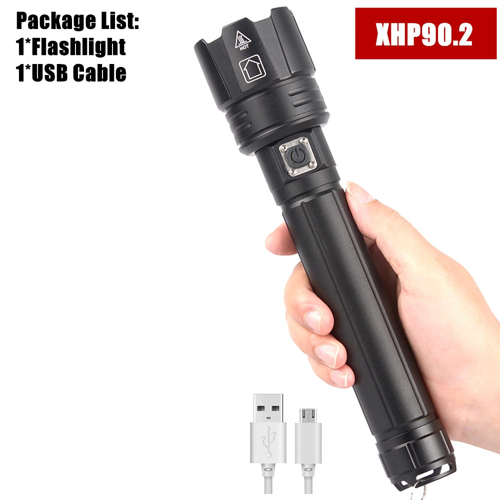 

Тактический фонарик ZPAA XHP90.2 / XHP70.2 черный