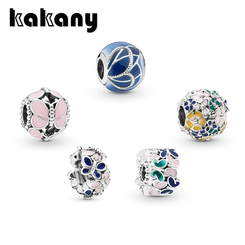 

New CLASSIC FLOWER ARRANGEMENT CHARM For Popula Style Bracelets And Necklaces Original DIY925 Sterling Silver Jewelry