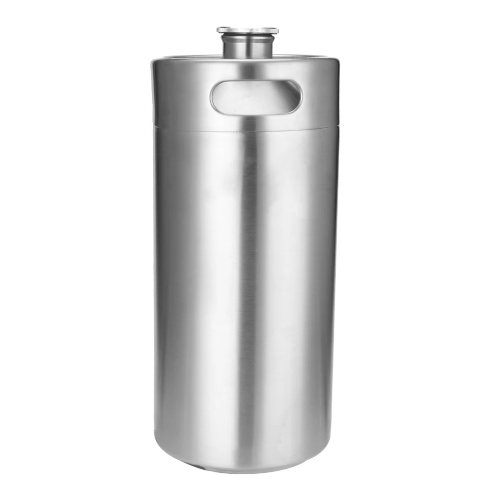 Домашнего пивоварения нержавеющая сталь мини бочонок 3.6L 5L розлив пива под