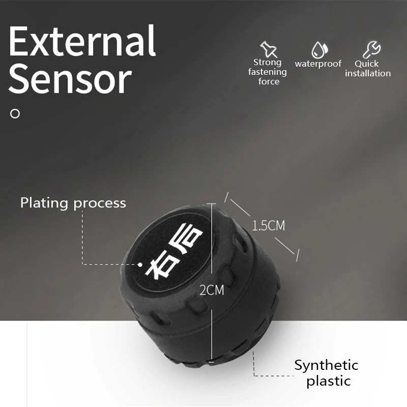 Складной внешний плацента давления беспроводной детектор автомобиля солнечной