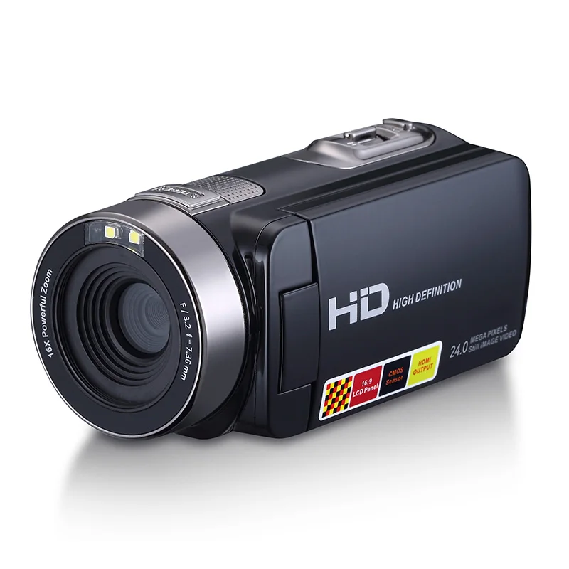 

new HD-302 1080P HD 2.7 Inch TFT LCD Screen Camcorder 24MP 16X Digital Zoom Camera Anti-shake CMOS dfdf