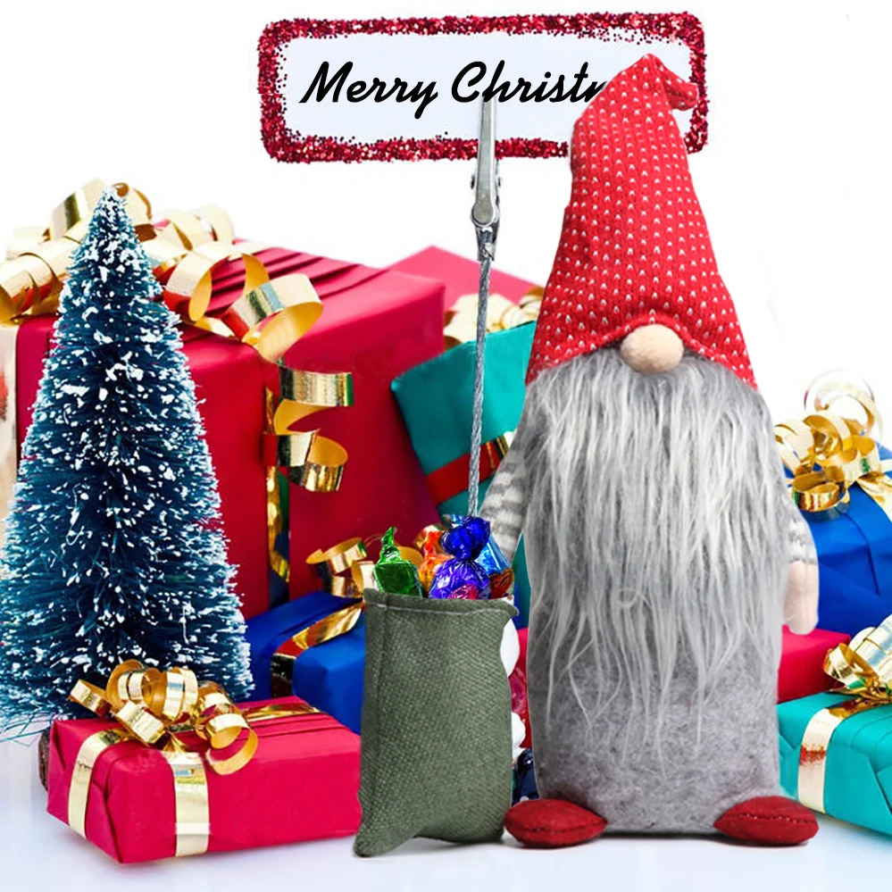 OHEART новый стиль Рождественское украшение Шведский Санта гном плюшевые ручной