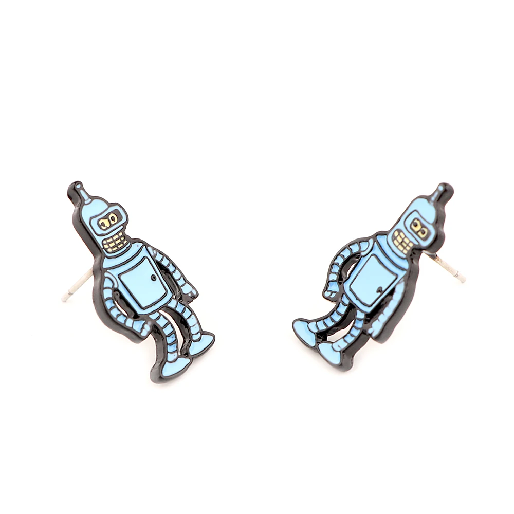 LT691 корейские классические серьги-гвоздики в стиле аниме для женщин серьги из