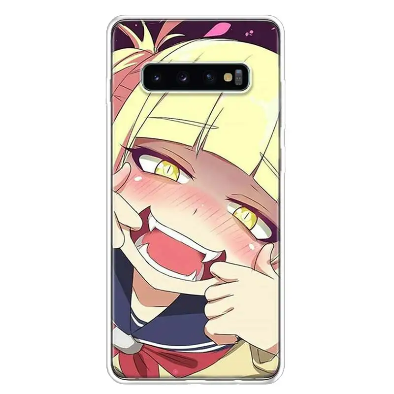 Аниме Манга Девушка ahegaoo чехол для телефона Samsung Galaxy S10 S20 Ultra Note 10 9 8 S9 S8 J4 J6 J8 + Lite Plus