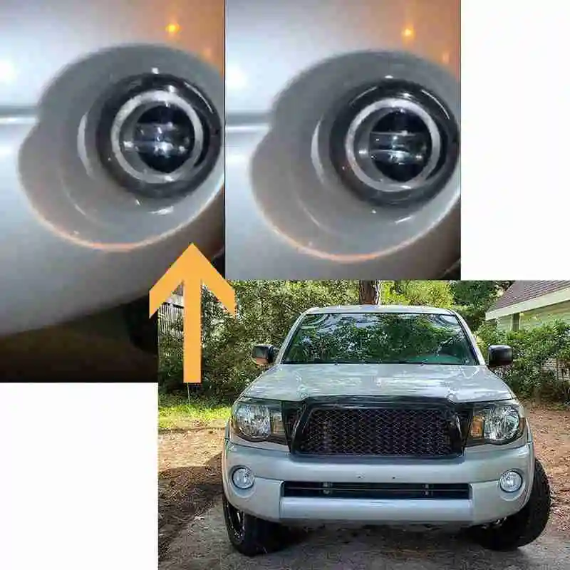 

1Pair Car Front Fog Lamp Day Daytime Running Light White Bulb for Toyota Tacoma 05-11 Tundra 07-13 Solara 08-18 Bumper LED DRL