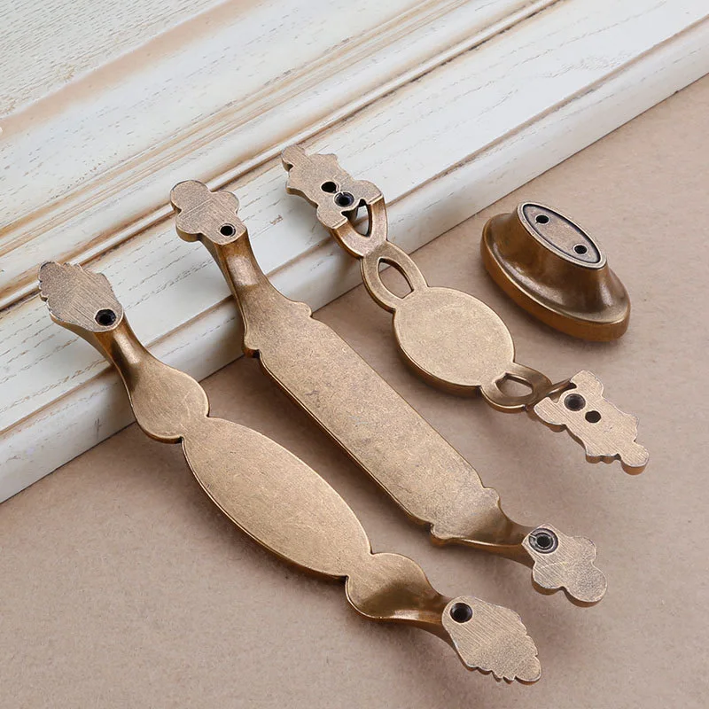 Кофе классический минималистский шкаф дверная ручка Европейский Стиль Спальня