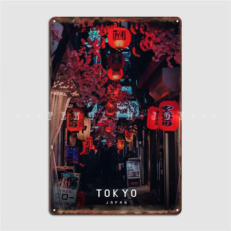 

Токийский металлический знак кинотеатр Декор клуба бара роспись оловянный знак плакат