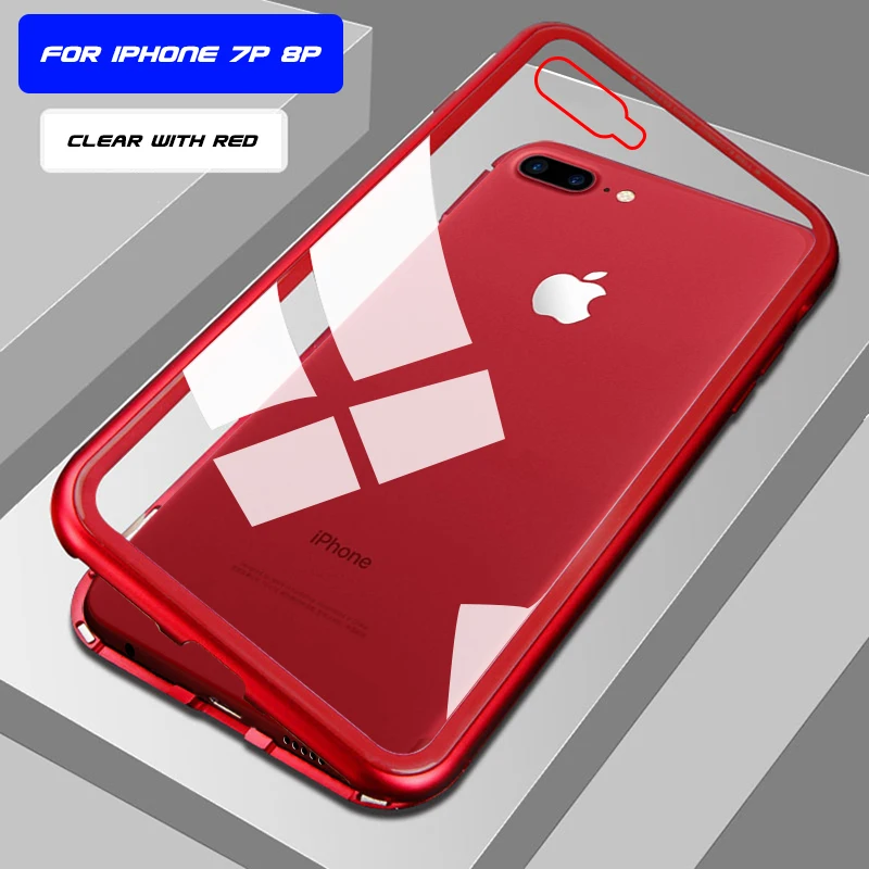 Металлический магнитный чехол для телефона для iPhone 11 Pro Max XS Max XR XS X чехол для iPhone 6s 6 7 8 Plus 6s 6 5 5S SE чехол