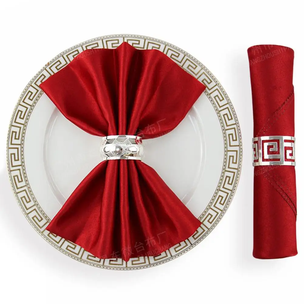 50*50 см свадебные салфетки с темой Рождества чайное полотенце для кухни