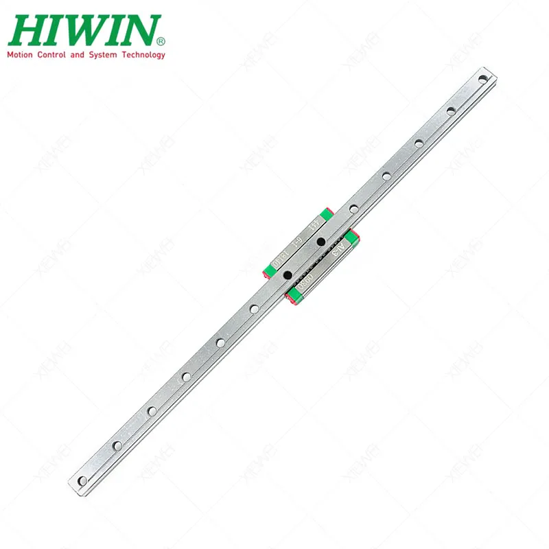 Бесплатная доставка Линейный направляющая из нержавеющей стали HIWIN MGN9 9мм 250мм 300мм 350мм 400мм с подвижным блоком MGN9H для 3D-принтера.