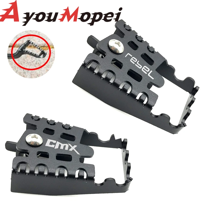 

Motorcycle Accessories Anti Skid Pedal Brake Pedal for Honda Rebel500 Rebel300 CMX500 CMX300 Rebel 500 300 CMX 500 300