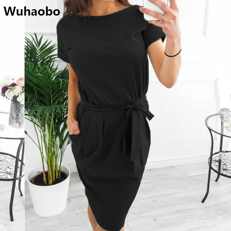 Wuhaobo Сезон лето Модные женские повседневные футболки с коротким рукавом