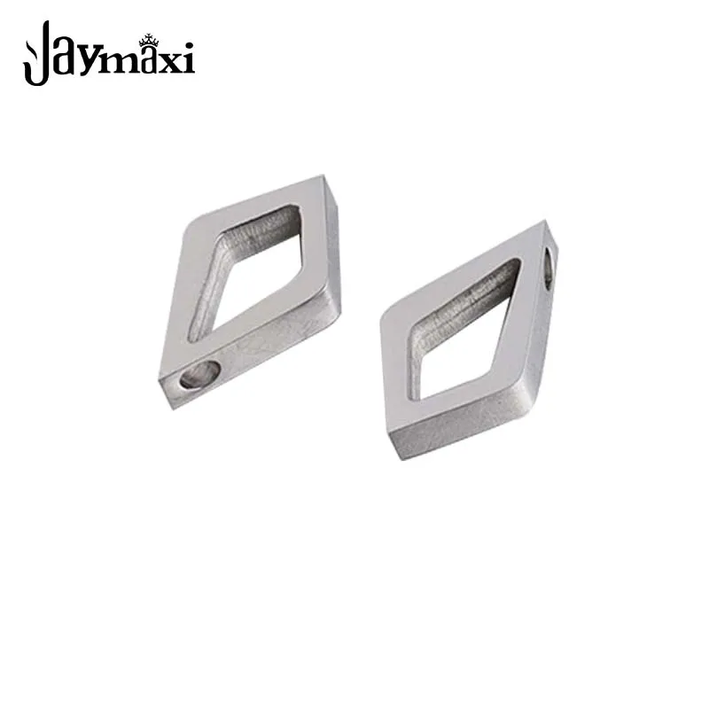 

Jaymaxi призматическая Геометрия зеркальные шармы отполированные бусины из нержавеющей стали DIY ювелирные изделия для изготовления ювелирных...