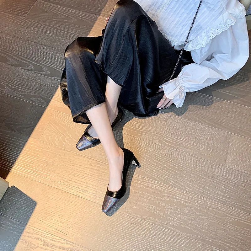 

FEDONAS Elegant Shoes Woman Heels Spring Summer Classic Design Shoes For Women Genuine Leather Working High Heels Pumps female